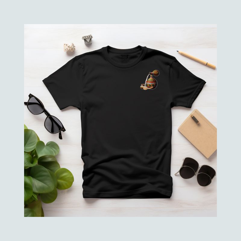 The Calabash-Inspired T-Shirt Collection - Left Chest - Pocket Size