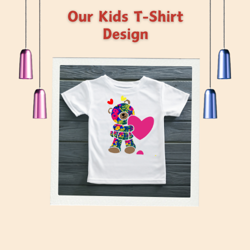 Kids TeddyBear and Heart T-shirts