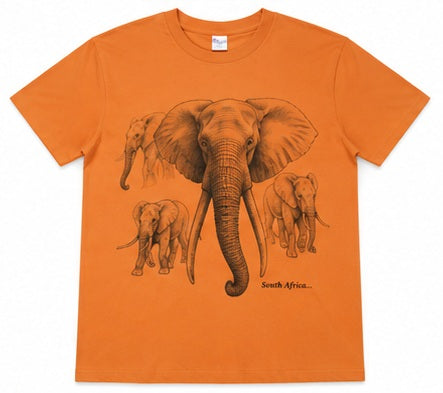 Kids' African wildlife T-shirt Collection - Hand-drawn