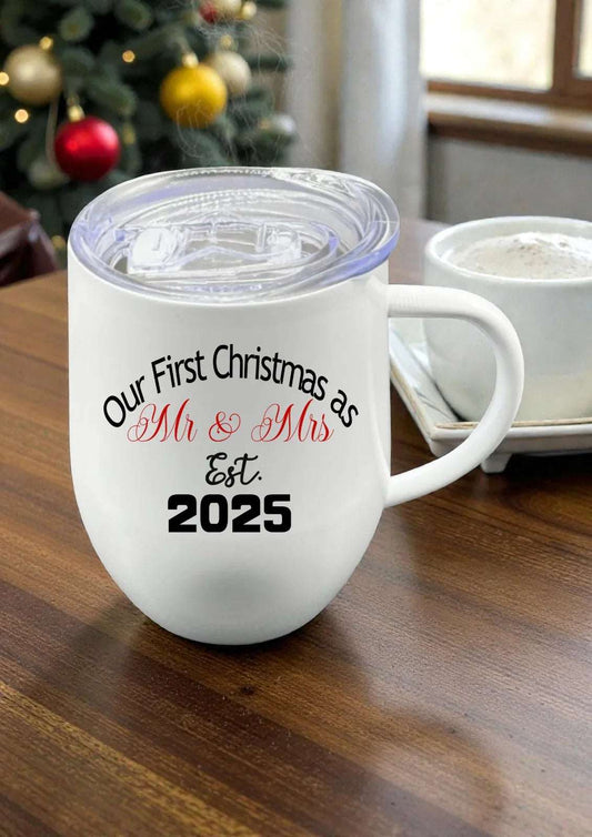 Steel Mug - First Chrismas - African Pride Collection