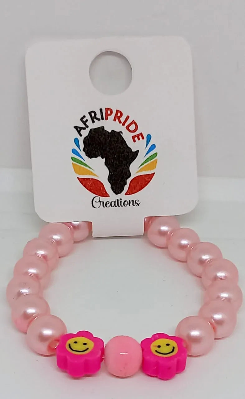 Kids & Teens Bracelet - Pink - African Pride Collection