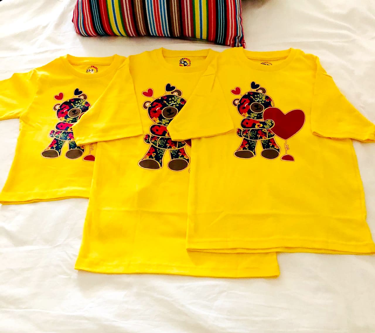 Kids TeddyBear and Heart T-shirts