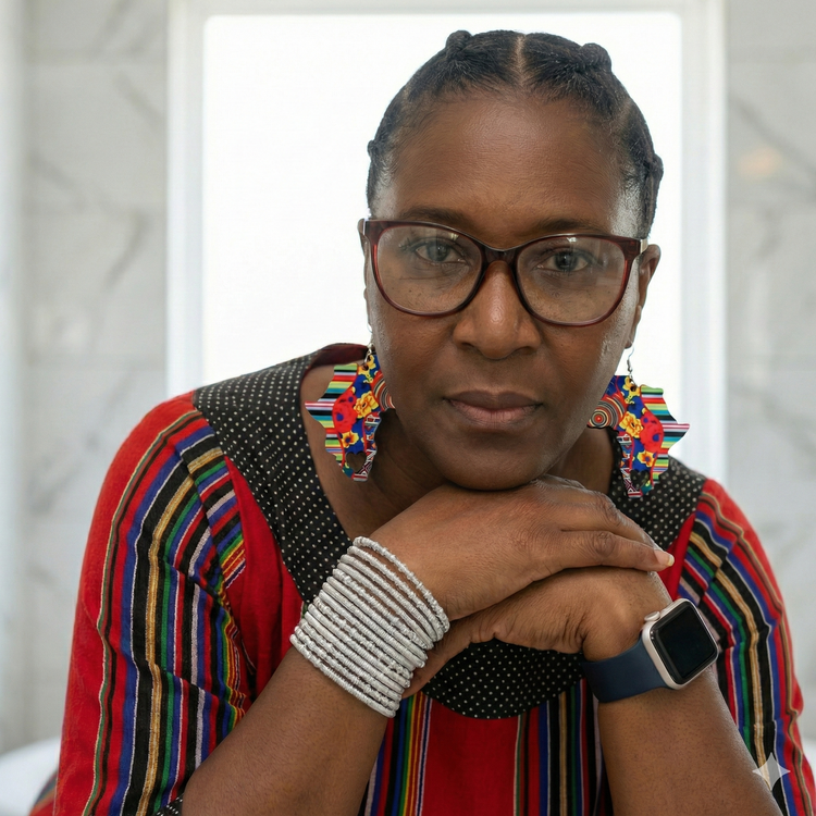 Africa Map Earrings and Venda Bangles