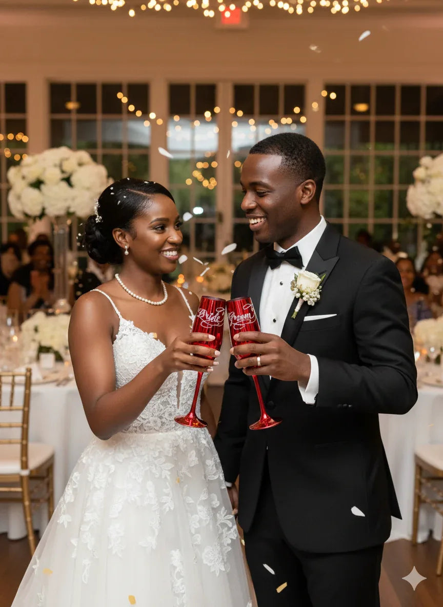 Printed Wine & Champagne Glasses Collection | Elegant Custom Drinkware - African Pride Collection