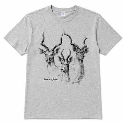 African wildlife T-shirt Collection - Hand-drawn