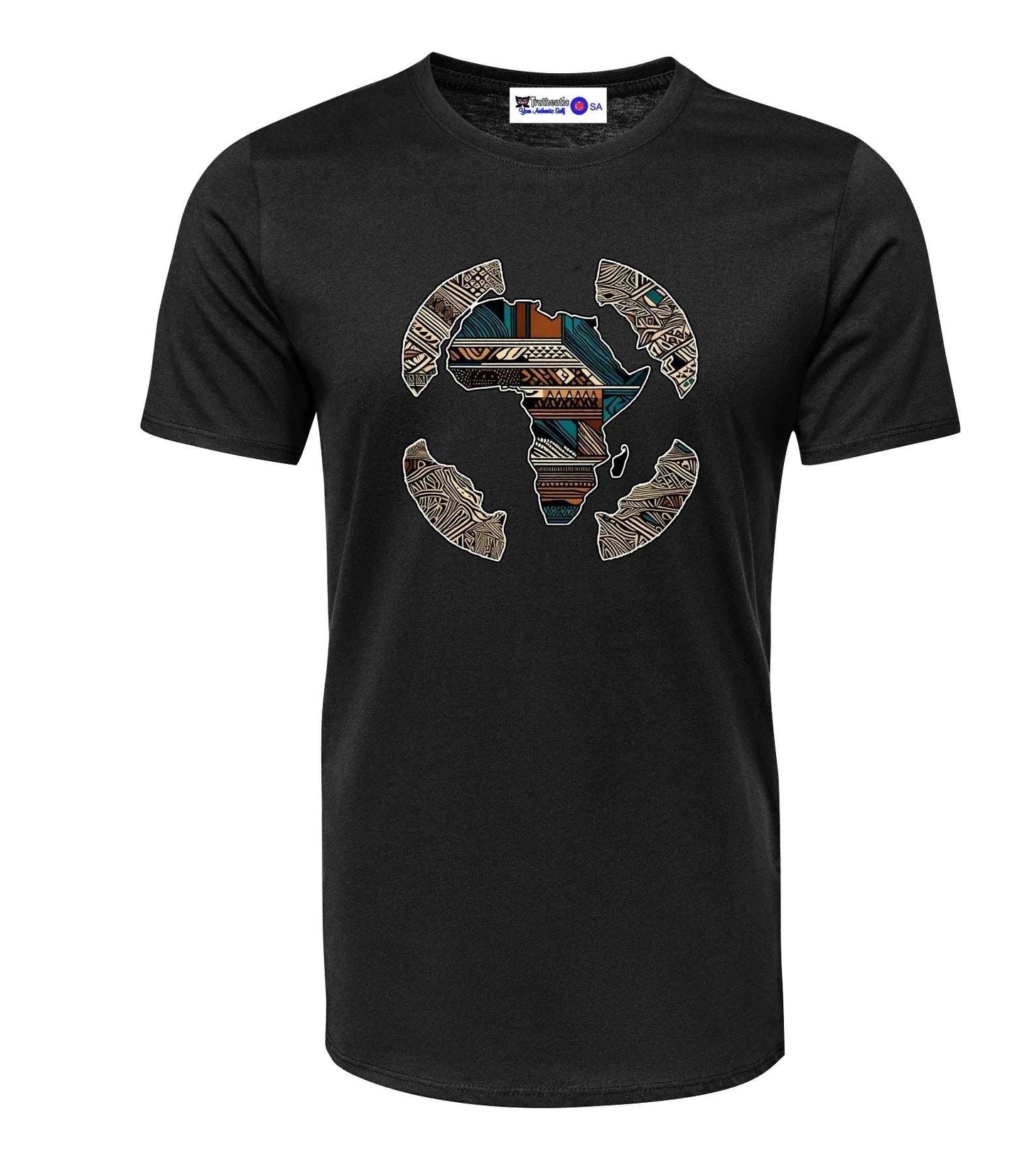 Africa Map T-Shirt - Unisex - African Pride Collection