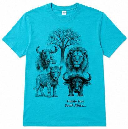 African wildlife T-shirt Collection - Hand-drawn