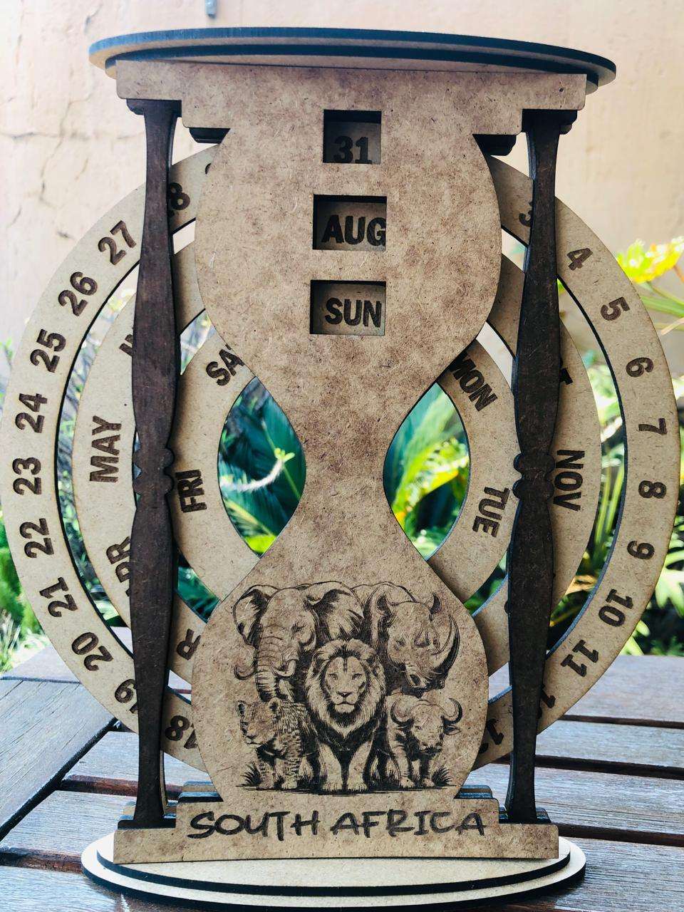 Laser Cut Perpetual Calendars for Stylish Organization - African Pride Collection