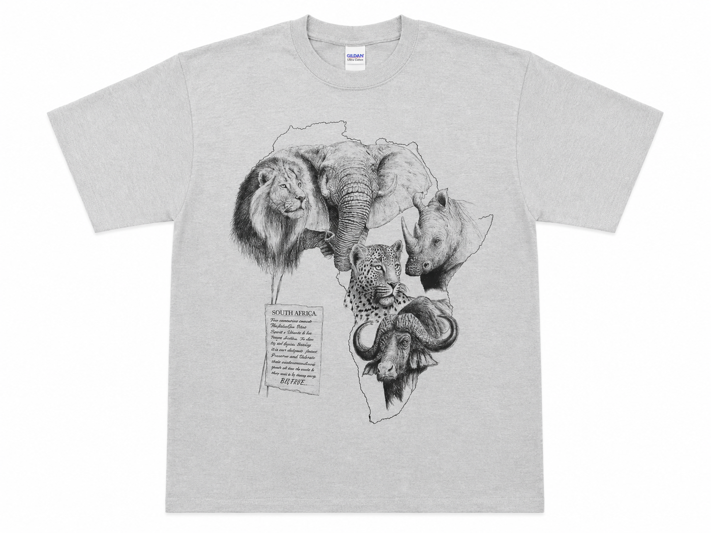 Kids' African wildlife T-shirt Collection - Hand-drawn