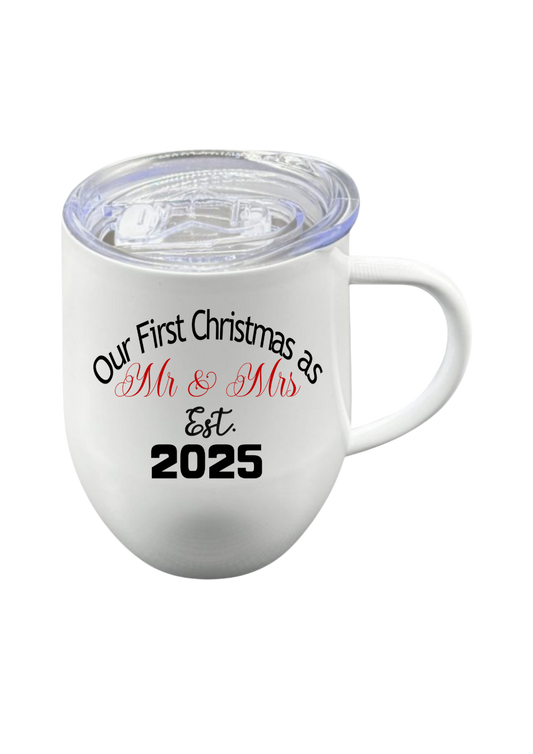Steel Mug - First Chrismas