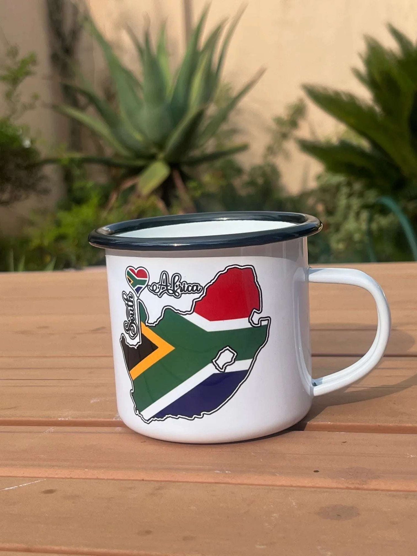 Customizable Vintage Enamel Mugs for Every Occasion - African Pride Collection