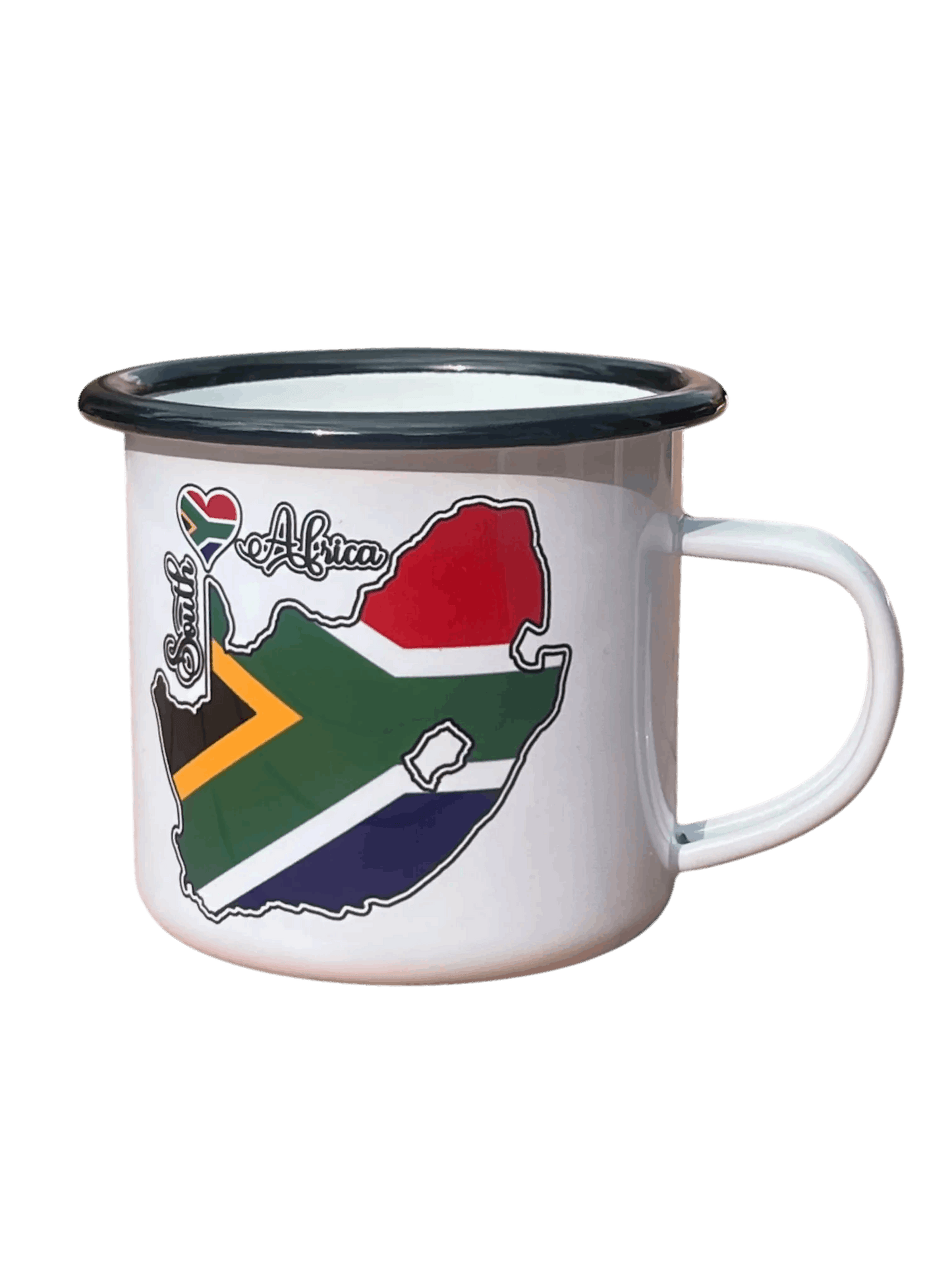 Customizable Vintage Enamel Mugs for Every Occasion - African Pride Collection