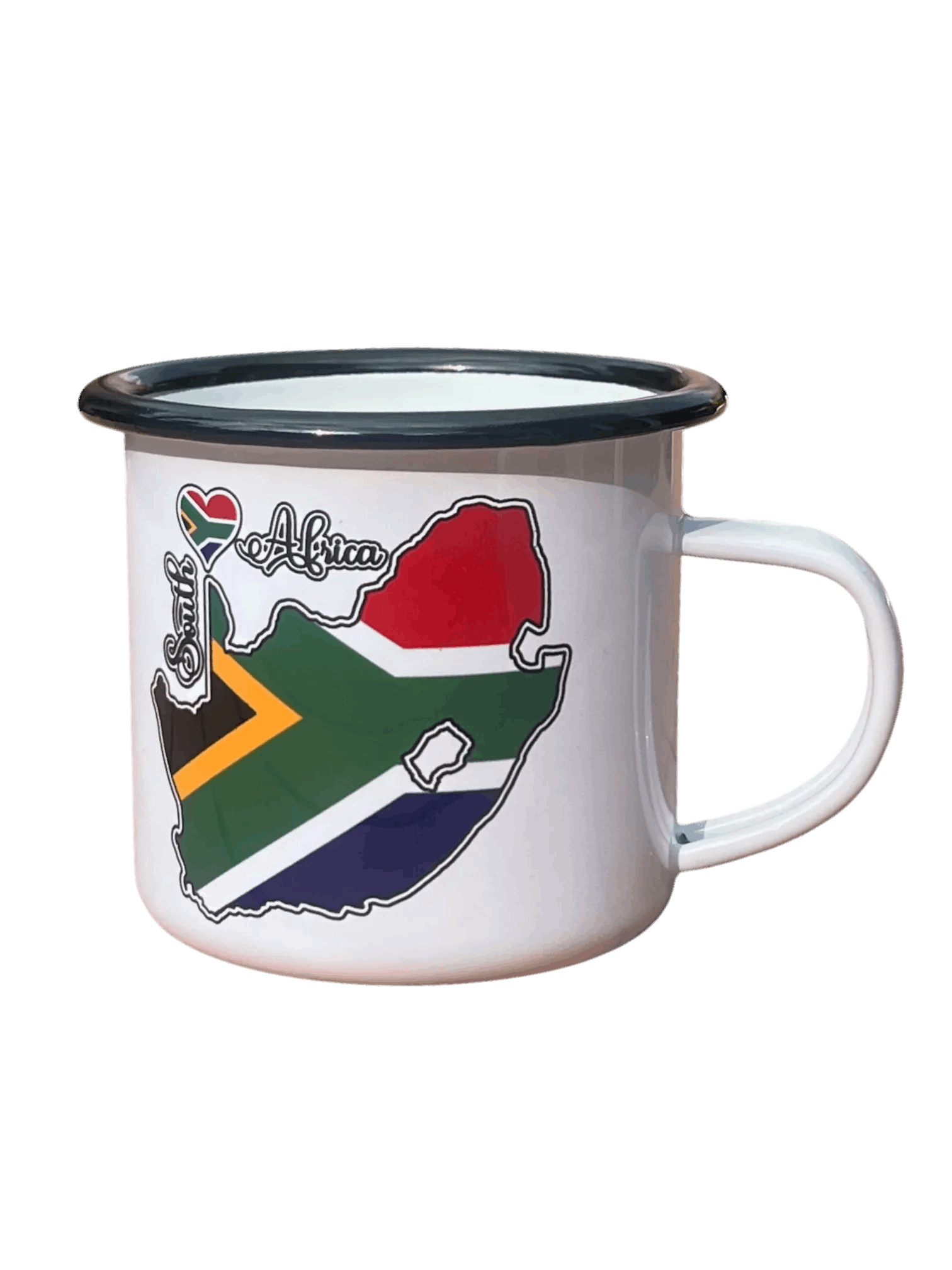 Customizable Vintage Enamel Mugs for Every Occasion - African Pride Collection