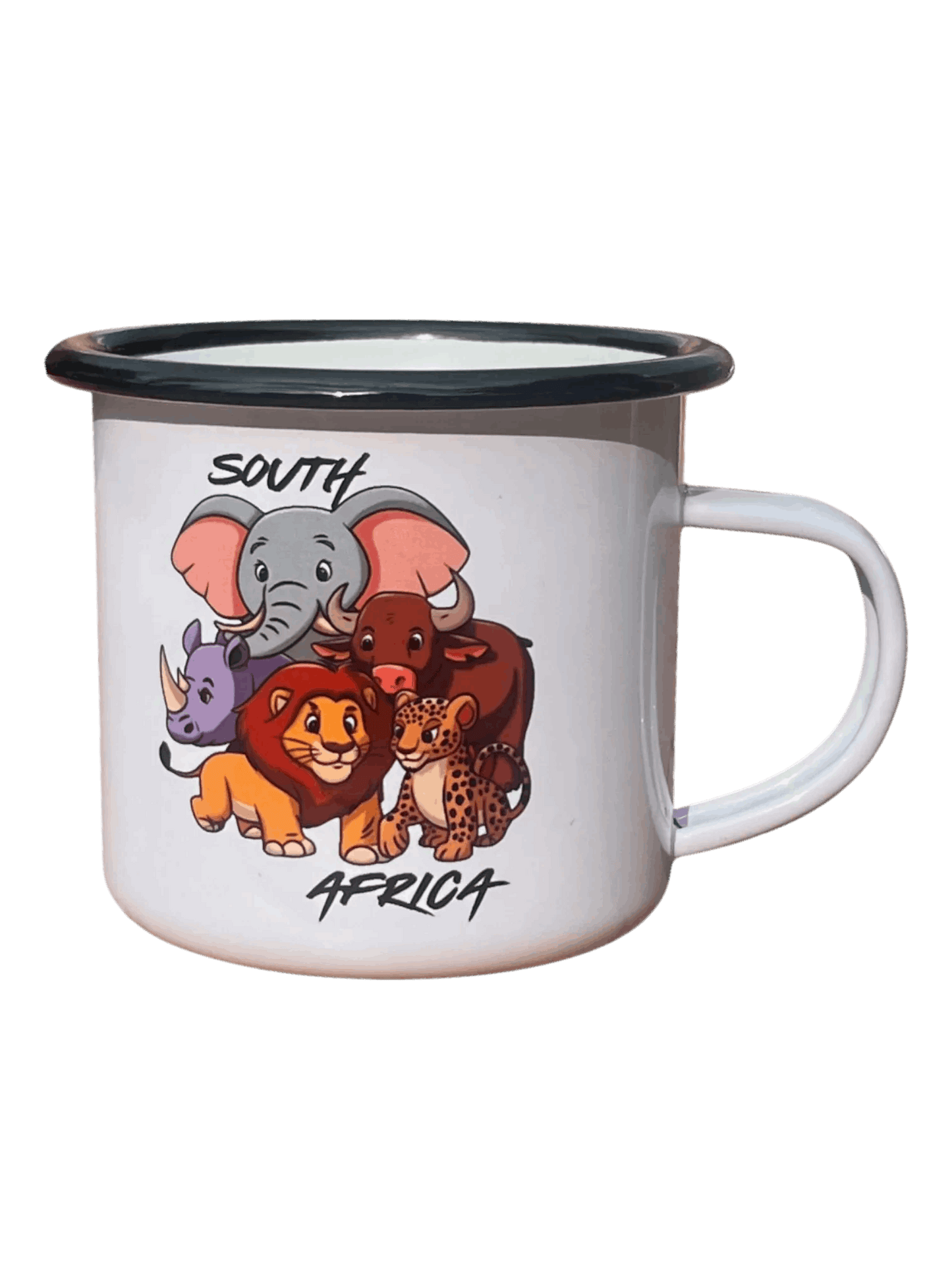 Customizable Vintage Enamel Mugs for Every Occasion - African Pride Collection