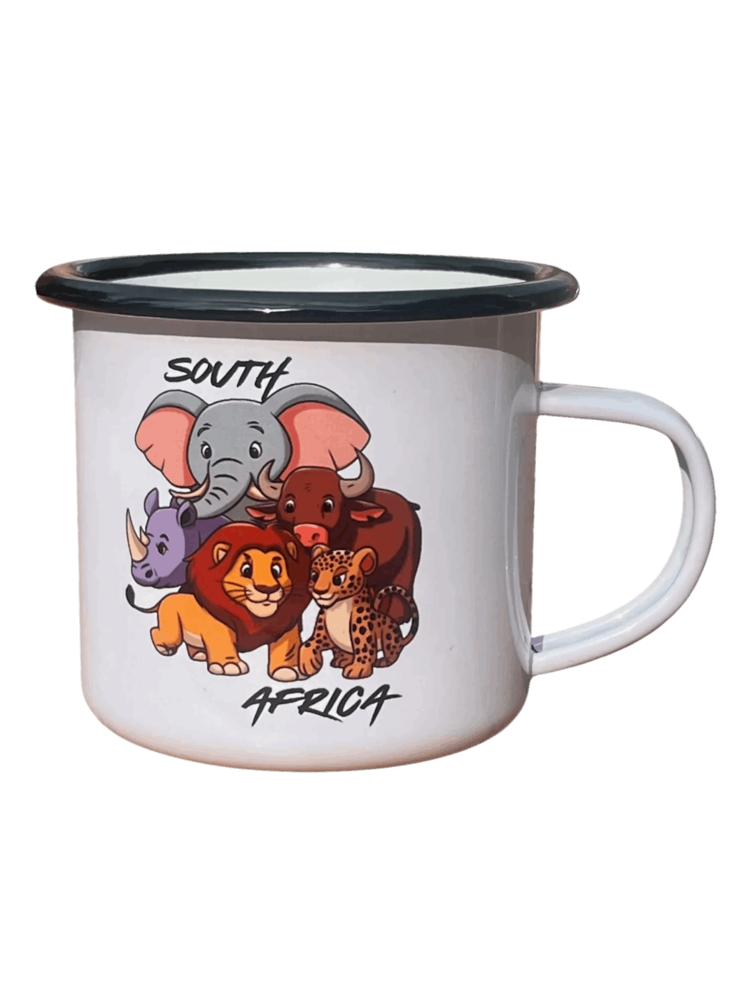 Customizable Vintage Enamel Mugs for Every Occasion - African Pride Collection