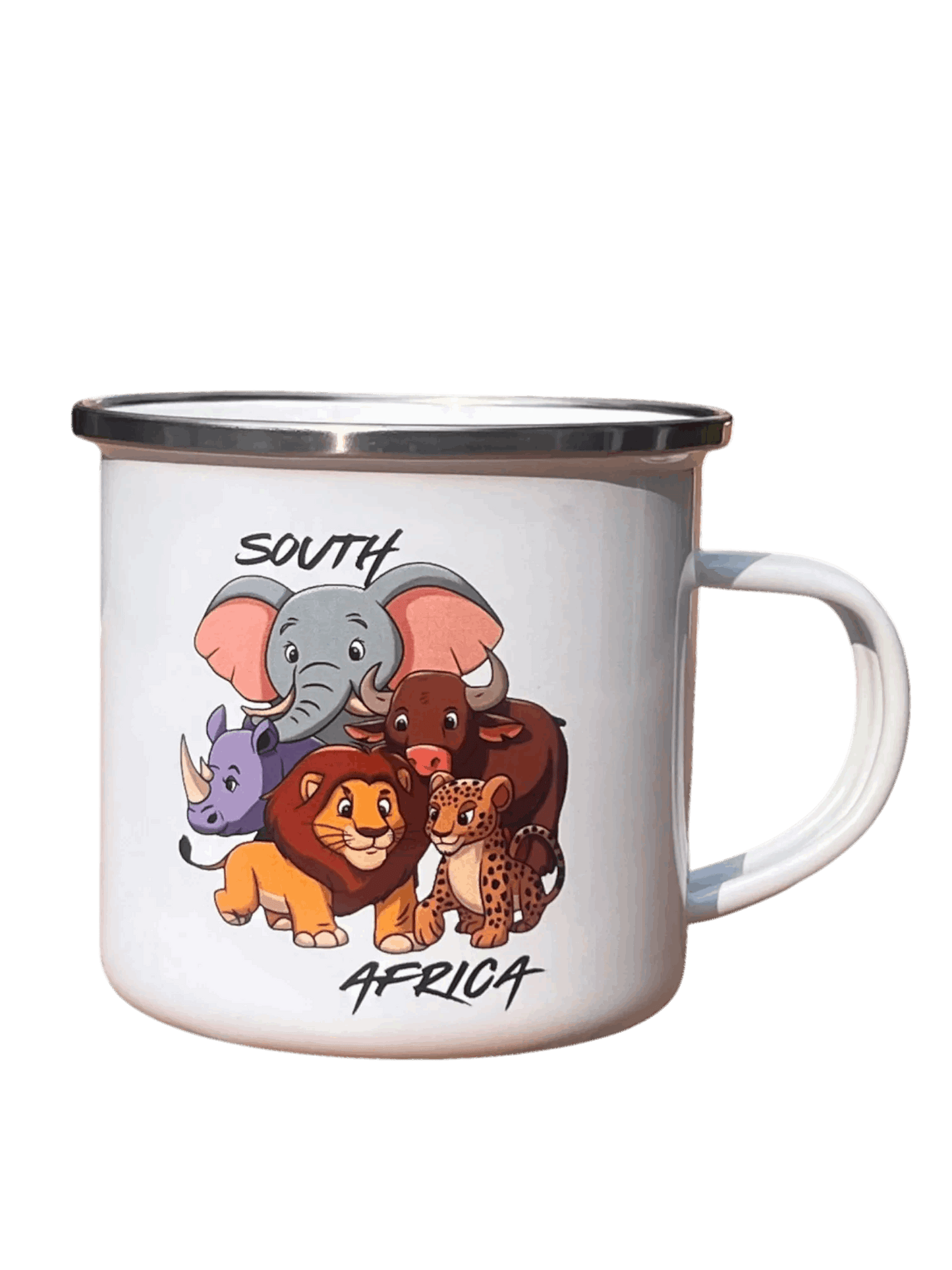 Customizable Vintage Enamel Mugs for Every Occasion - African Pride Collection