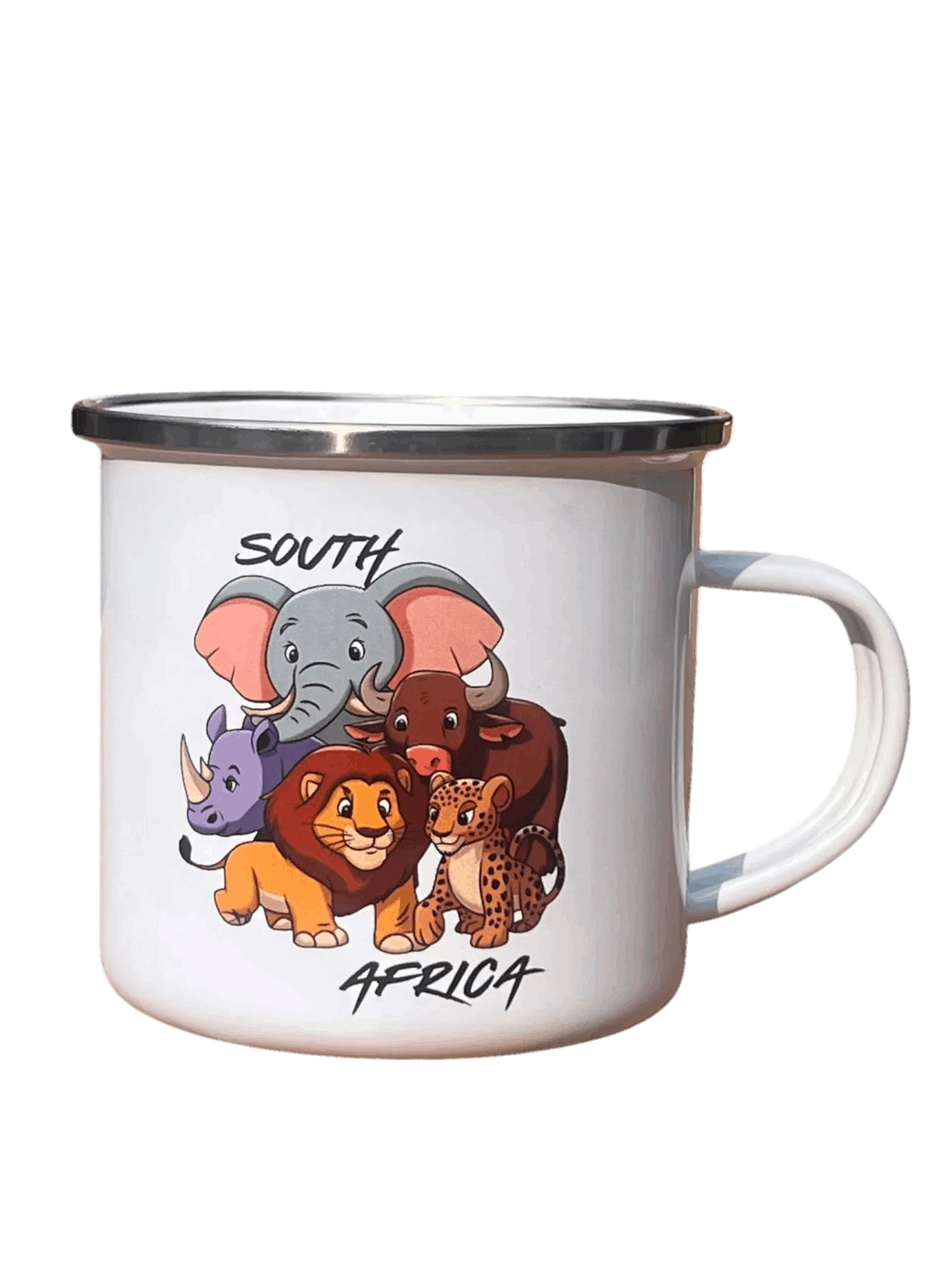 Customizable Vintage Enamel Mugs for Every Occasion - African Pride Collection