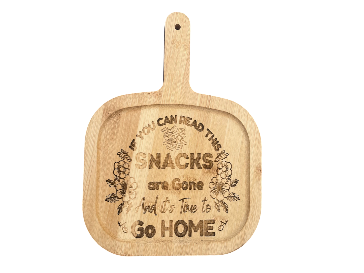 "If You Can Read This" Engraved Cutting/Serving Board