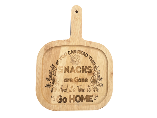 "If You Can Read This" Engraved Cutting/Serving Board