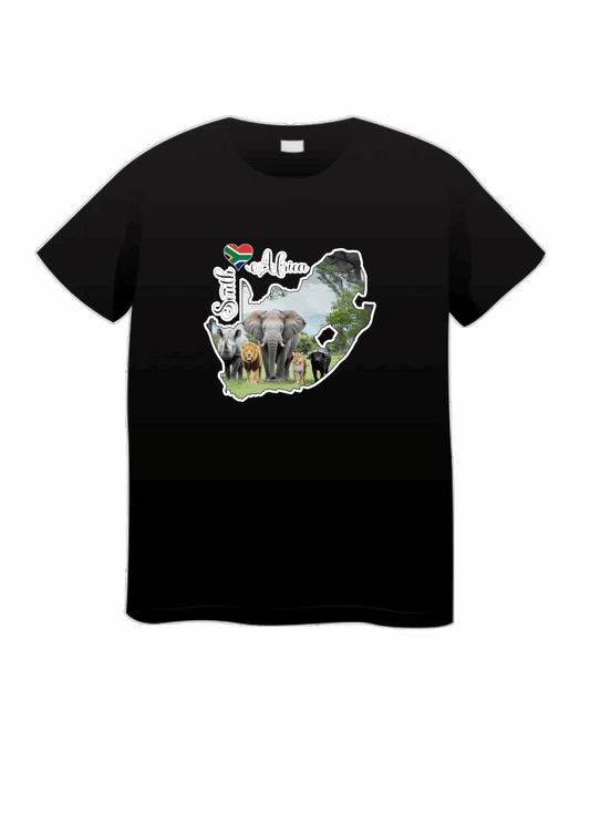 The Big 5 Crew-Neck T-shirt - Without Words - African Pride Collection