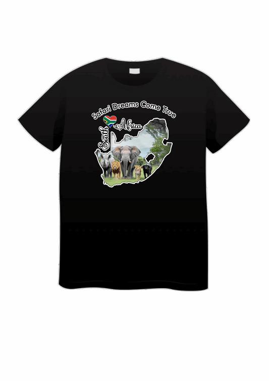 Big 5 Luxuy Unisex 100% Cotton T-shirt - African Pride Collection