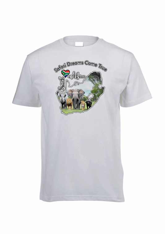 Big 5 Luxuy Unisex 100% Cotton T-shirt - African Pride Collection