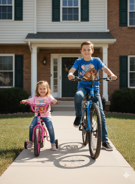 Unisex Big 5 Animal T-Shirt for Children - Vibrant Colours