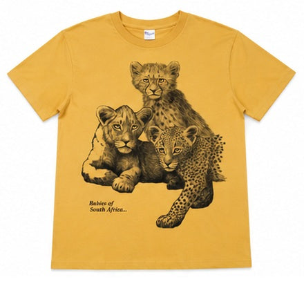 African wildlife T-shirt Collection - Hand-drawn