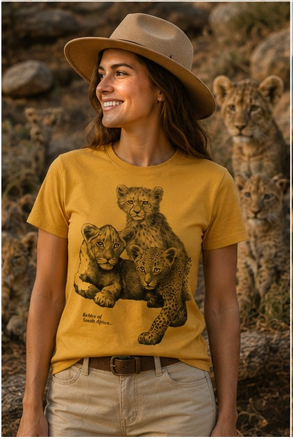 African wildlife T-shirt Collection - Hand-drawn