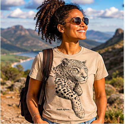 African wildlife T-shirt Collection - Hand-drawn