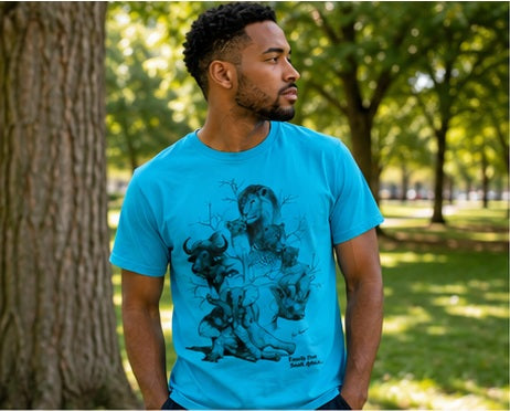 African wildlife T-shirt Collection - Hand-drawn
