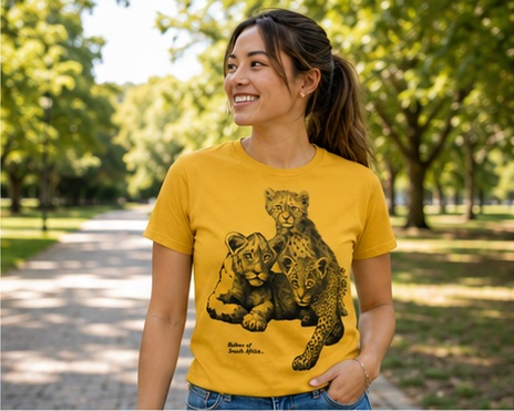 African wildlife T-shirt Collection - Hand-drawn
