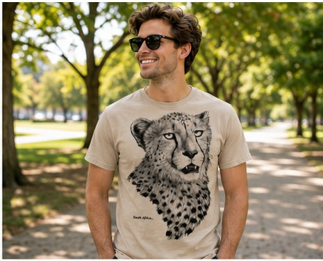 African wildlife T-shirt Collection - Hand-drawn