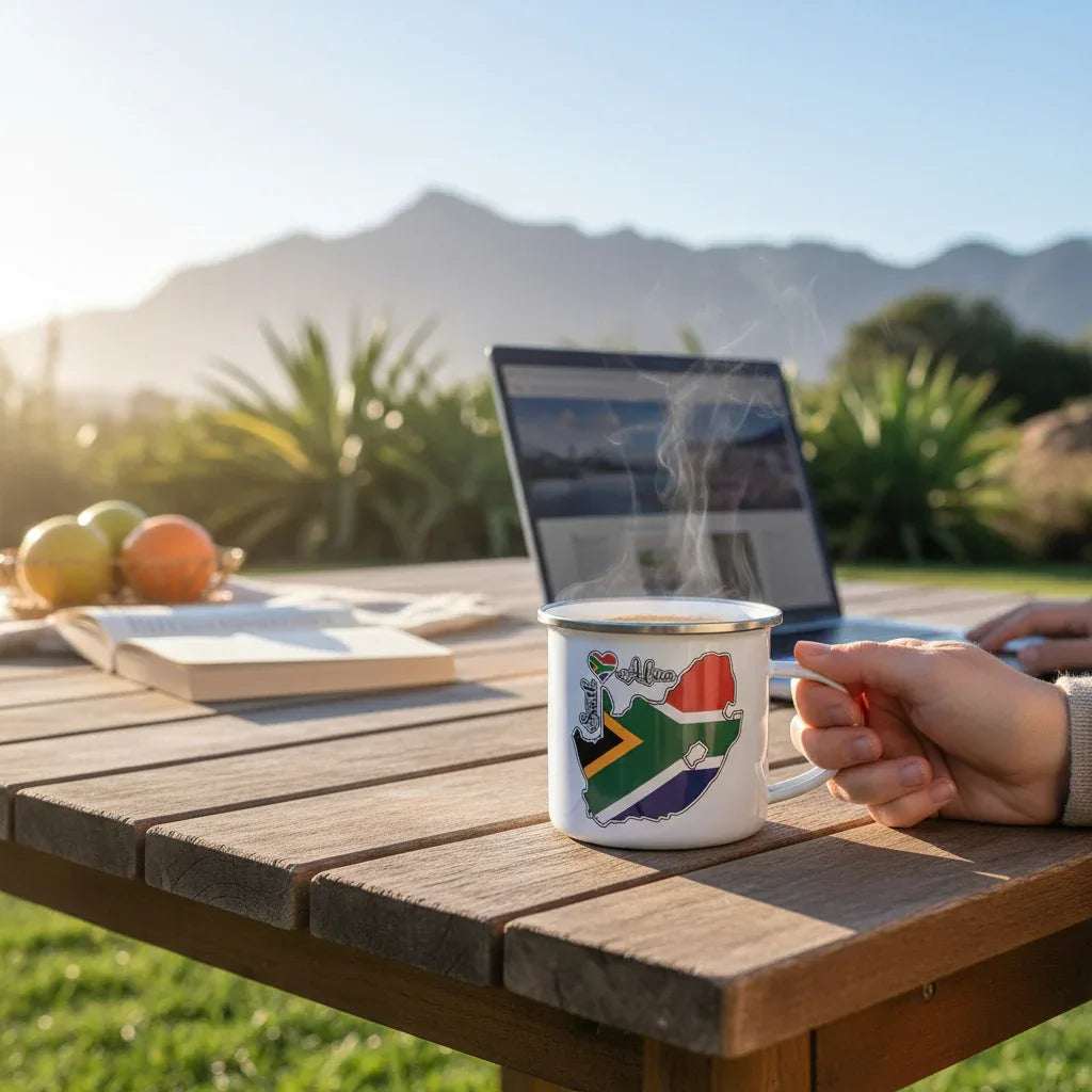 Customizable Vintage Enamel Mugs for Every Occasion - African Pride Collection